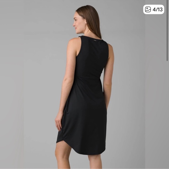 Prana Women’s Emerald Lake Black tank Dress Size medium with pockets - Picture 4 of 9